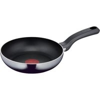 3168430327702 - Bratpfanne TEFAL Resist Pfannen Gr Ø 20 cm + Höhe 5 cm schwarz Bratpfannen Emaille Antihaft Thermo-Signal alle Herdarten außer Induktion