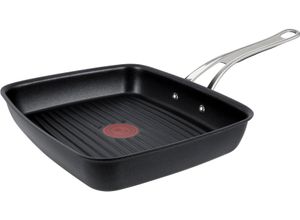 3168430336742 - Grillpfanne TEFAL Jamie Oliver Cooks Classic Pfannen Gr Ø 30 cm + Höhe 121 cm schwarz Grillpfannen Thermo-Signal für alle Herdarten inkl Induktion 23x27 cm