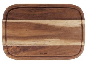 3168430341623 - Schneidebrett TEFAL Jamie Oliver Schneidebretter Gr B H L 251 cm x 22 cm x 374 cm braun (holzfarben) Schneidebretter FSC-zertifiziert praktische Saftrille zum Schneiden und Servieren