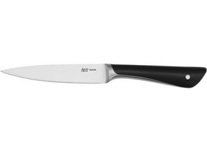 3168430341753 - Allzweckmesser TEFAL Jamie Oliver K26709 Kochmesser Gr Gesamtlänge 23 cm Klingenlänge 12 cm grau (schwarz edelstahlfarben) Küchenmesser hohe Leistung unverwechselbares Design widerstandsfähiglanglebig