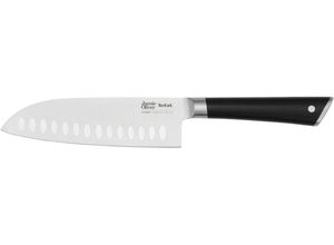 3168430341760 - Santokumesser TEFAL Jamie Oliver K26715 Kochmesser Gr Gesamtlänge 302 cm Klingenlänge 165 cm grau (schwarz edelstahlfarben) Kochmesser hohe Leistung unverwechselbares Design widerstandsfähiglanglebig