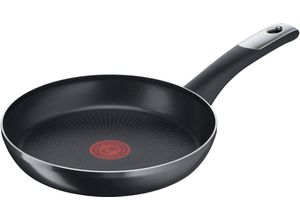 3168430343115 - Bratpfanne TEFAL Hard Titanium Essential Pfannen Gr Ø 24 cm + Höhe 5 cm schwarz Bratpfannen Titanium Antihaftversiegelung Thermo-Signal Gas+Elektro+Glaskeramik)