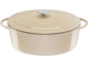 3168430347205 - Bräter TEFAL E25906 LOV Töpfe Gr Ø 34 cm + Höhe 1741 cm beige Bräter umweltfreundlich inkl E-Book 28 cm Induktion