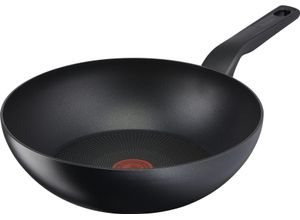 3168430356559 - Wok TEFAL G30319 Titanium Force Wok-Pfanne Induktion Ø 28 cm Pfannen Gr Ø 28 cm + Höhe 101 cm schwarz Woks extra haltbare Antihaft-Beschichtung Thermo Signal tiefe Form