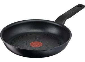 3168430356566 - Bratpfanne TEFAL Titanium Force Induktion Pfannen Gr Ø 24 cm + Höhe 71 cm schwarz Bratpfannen extra haltbare Antihaft-Beschichtung Thermo Signal Schüttrand