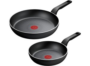 3168430358942 - Pfannen-Set TEFAL C29790 Recycled On Induktion Ø 24 28 cm Pfannen Gr Ø 28 cm + Höhe 18 cm schwarz Pfannensets aus 100% recyceltem Aluminium Antihaftversiegelung Thermo-Signal