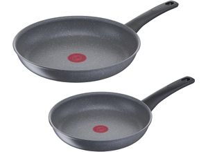 3168430359604 - Pfannen-Set TEFAL G15090 Healthy Chef Pfannen Gr Ø 28 cm + Höhe 265 cm grau Pfannensets Mineralia+ Antihaftversiegelung Thermo-Signal Induktion Ø 2428 cm