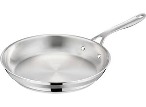 3168430361300 - Bratpfanne TEFAL Jamie Oliver E31104 Cook Smart Pfannen Gr Ø 28 cm + Höhe 88 cm grau (edelstahl) Bratpfannen unbeschichteter Edelstahl Thermo-Fusion induktionsgeeignet