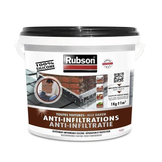 3178040642348 - - Anti-Infiltrationskanne 1 kg - Langlebige Beschichtung und UV-beständig - Schwarz