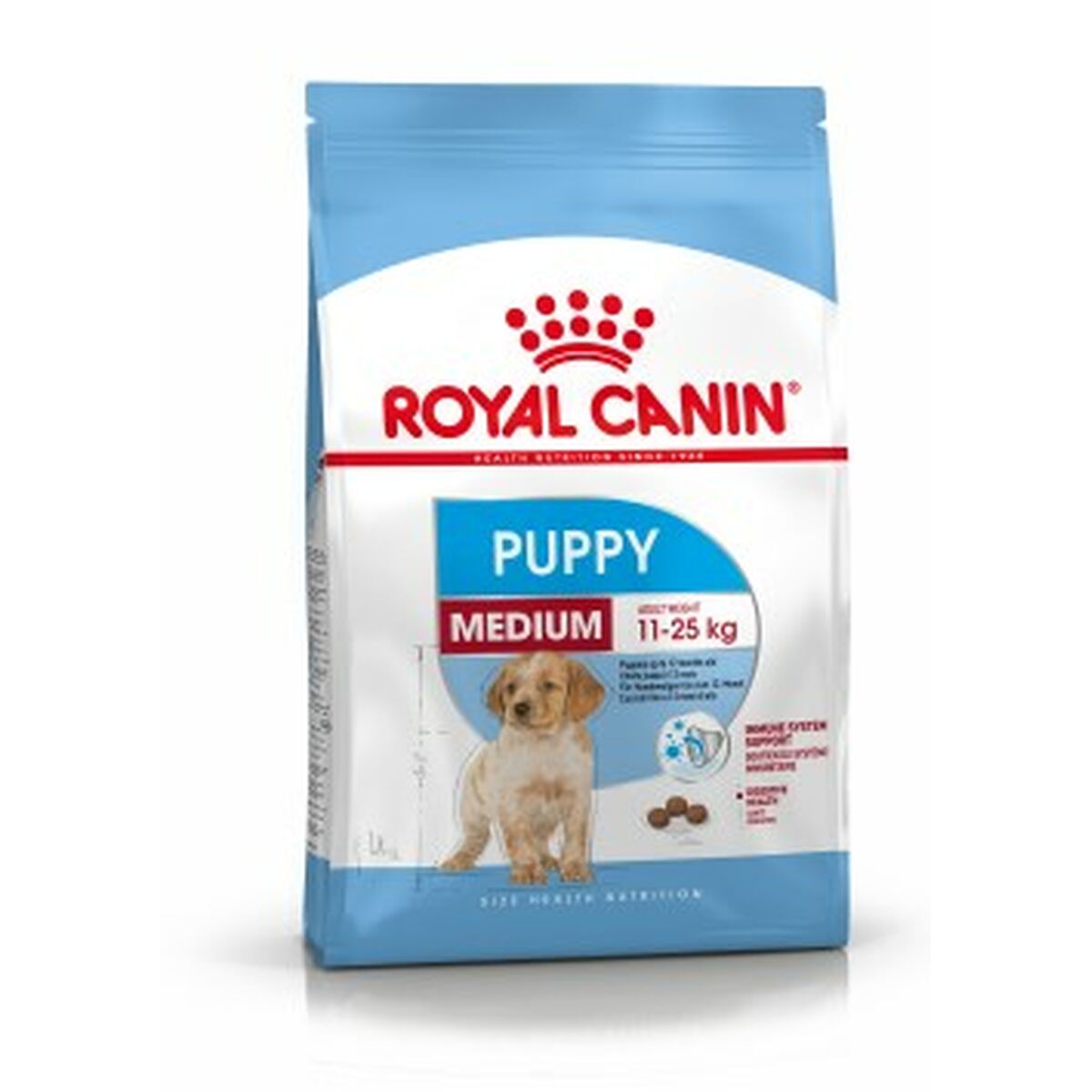 3182550708180 - ROYAL CANIN MEDIUM Puppy Trockenfutter für Welpen mittelgroßer Hunderassen 4 Kg