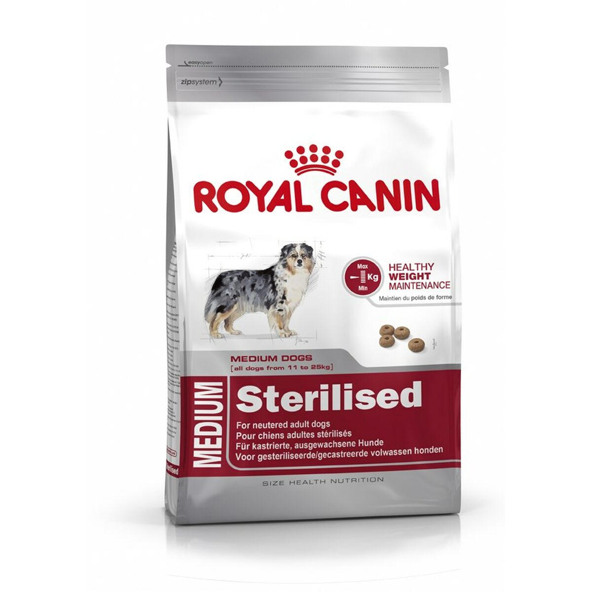 3182550787826 - ROYAL CANIN STERILISED MEDIUM Trockenfutter für kastrierte mittelgroße Hunde 3 Kg