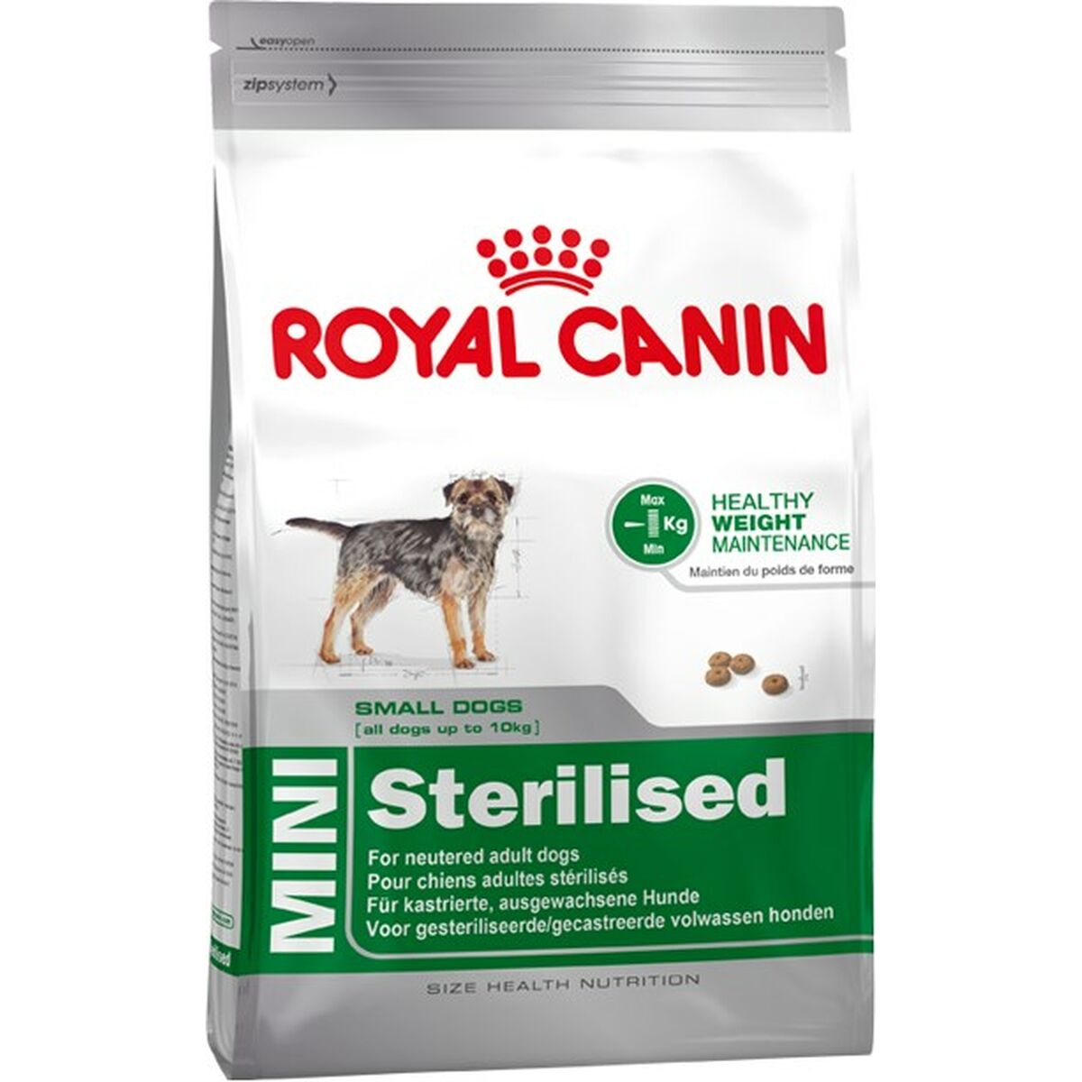 3182550807074 - ROYAL CANIN STERILISED MINI Trockenfutter für kastrierte kleine Hunde 8 Kg