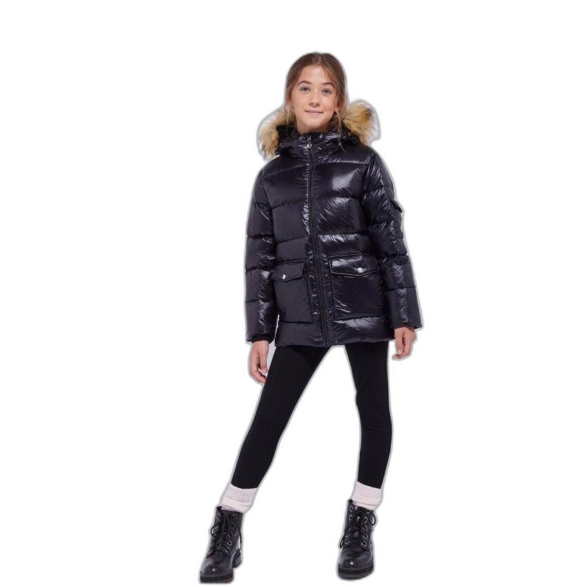 3185623630340 - Daunenjacke mit Pelz Mädchen Authentic Shiny