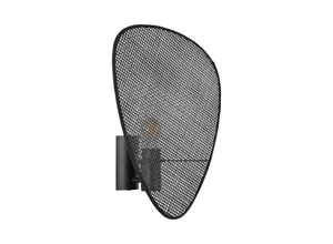 3188000770257 - MARKET SET Wandleuchte Screen 42 cm hoch schwarz Rattan