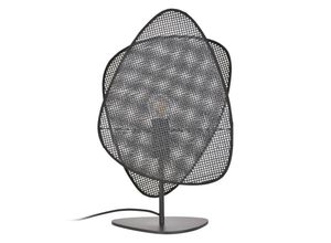 3188000770899 - MARKET SET Tischleuchte Screen schwarz Rattan 51 cm hoch