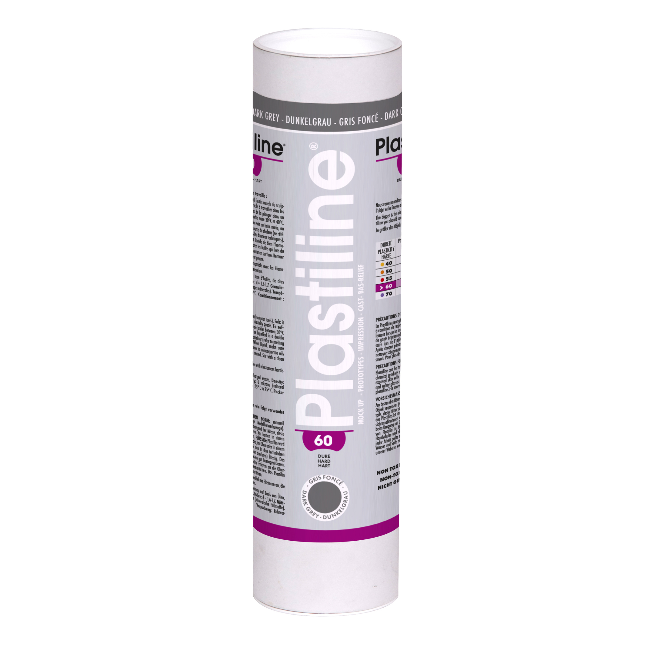 3188550017604 - Präzisionsmodelliermasse Härte 60 Plastiline