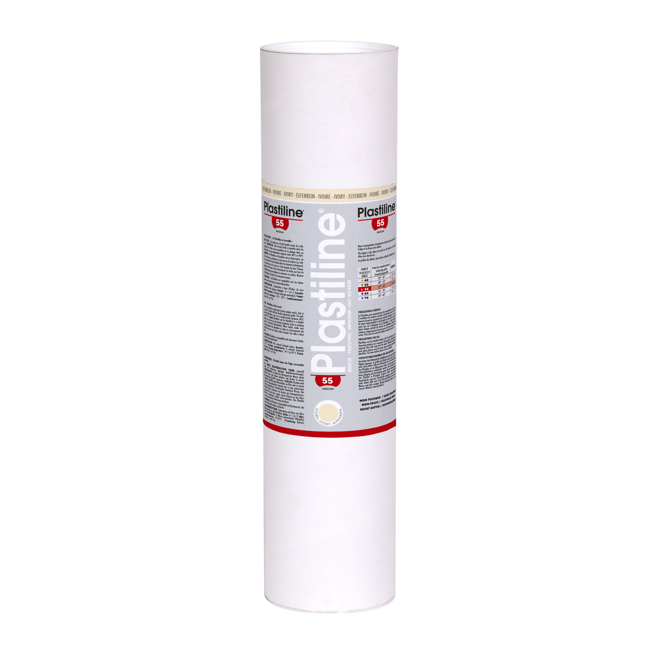 3188550051554 - Präzisionsknete Tube Härte 55 Plastiline