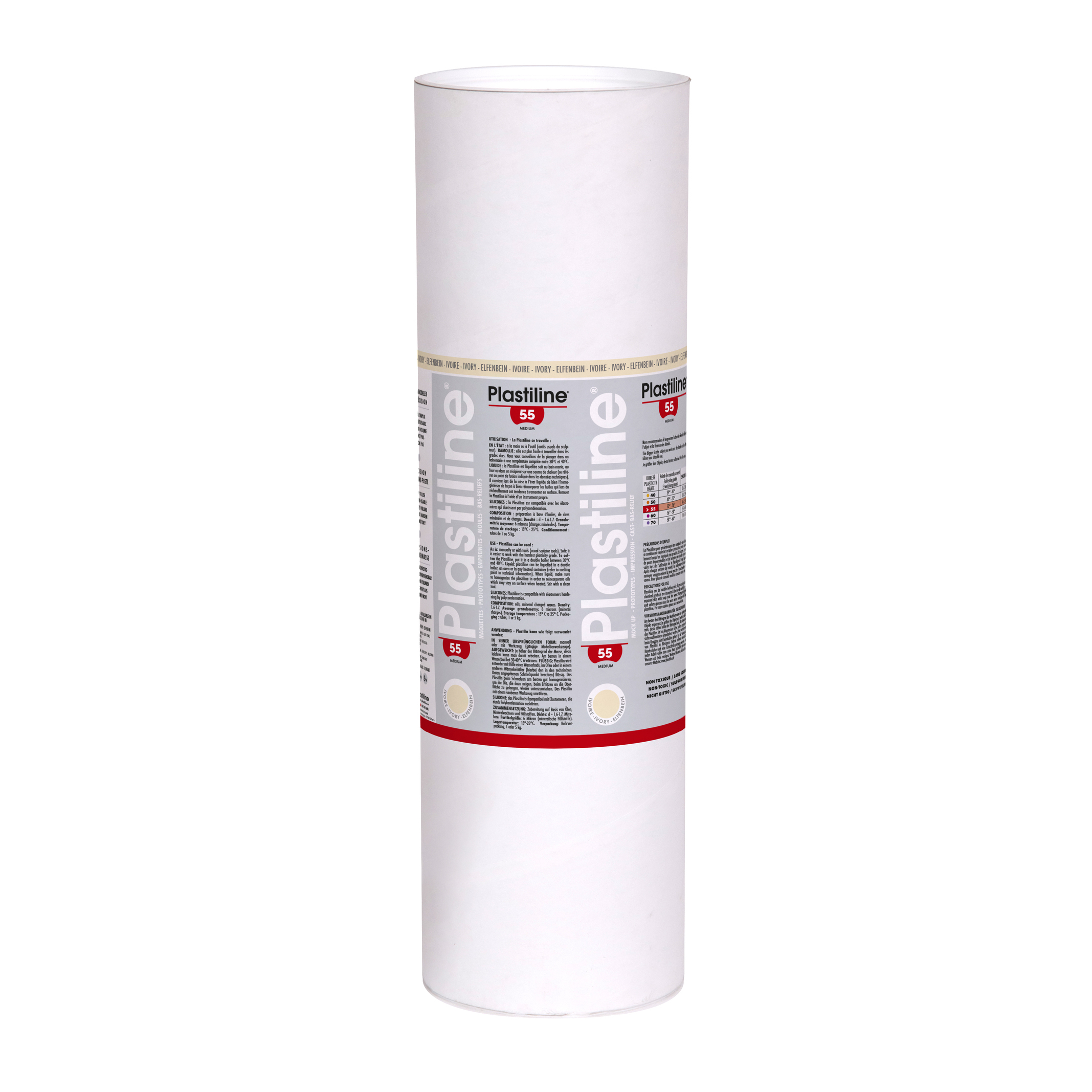 3188550101556 - Knetmasse in der Tube Härte 55 Plastiline