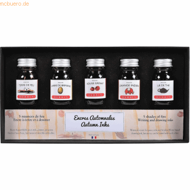 3188550185037 - 2 x Zeichentinte Set VE=5 Stück 10ml Herbst