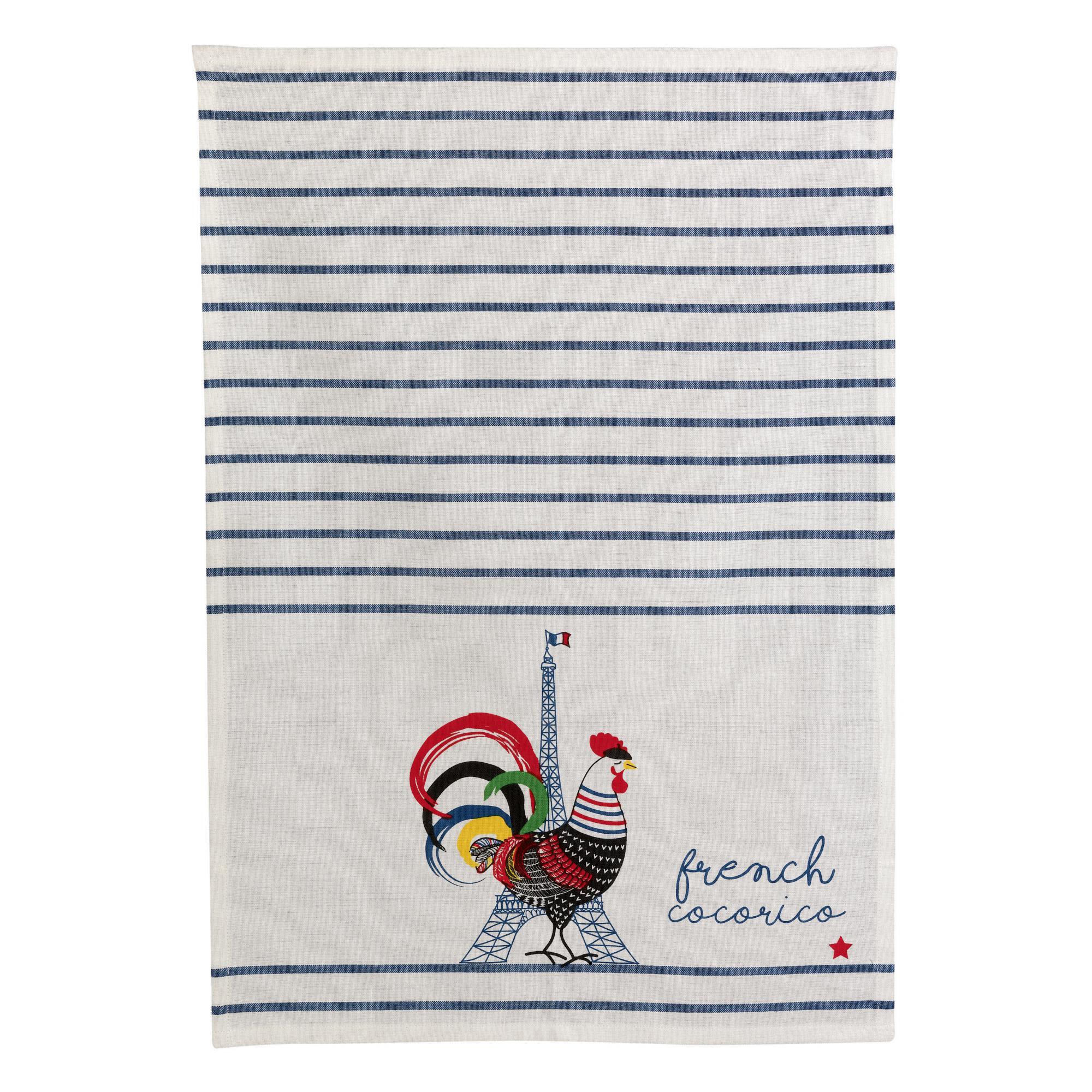 3210801806009 - Recyceltes Geschirrtuch french cocorico Winkler