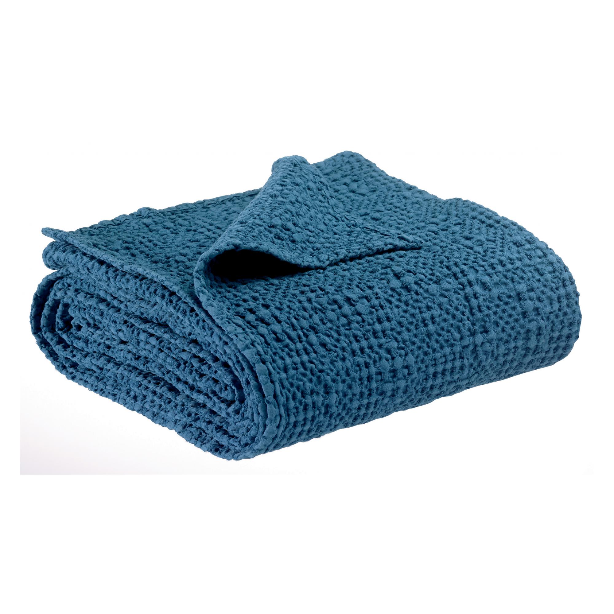 3210802299015 - Bettüberwurf aus Baumwolle stonewashed Tana