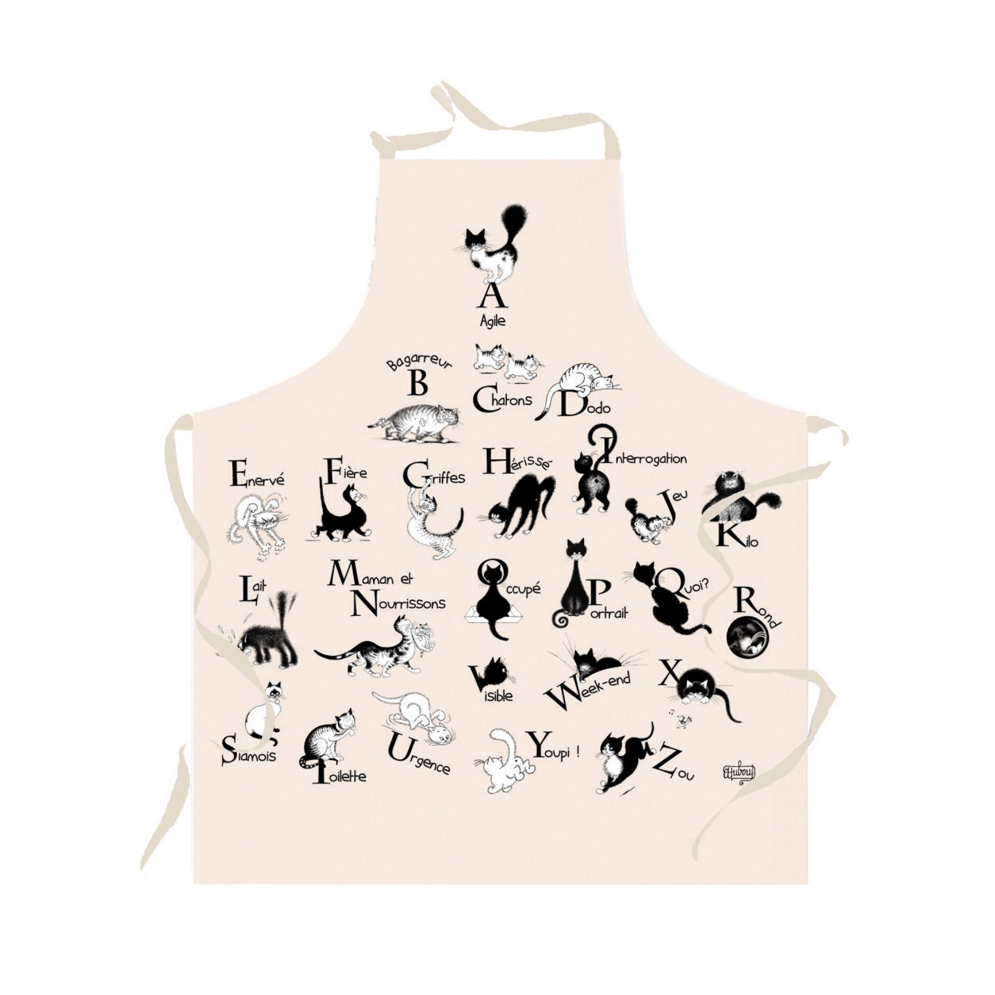 3210802454001 - Küchenschürze - Alphabet Dubout