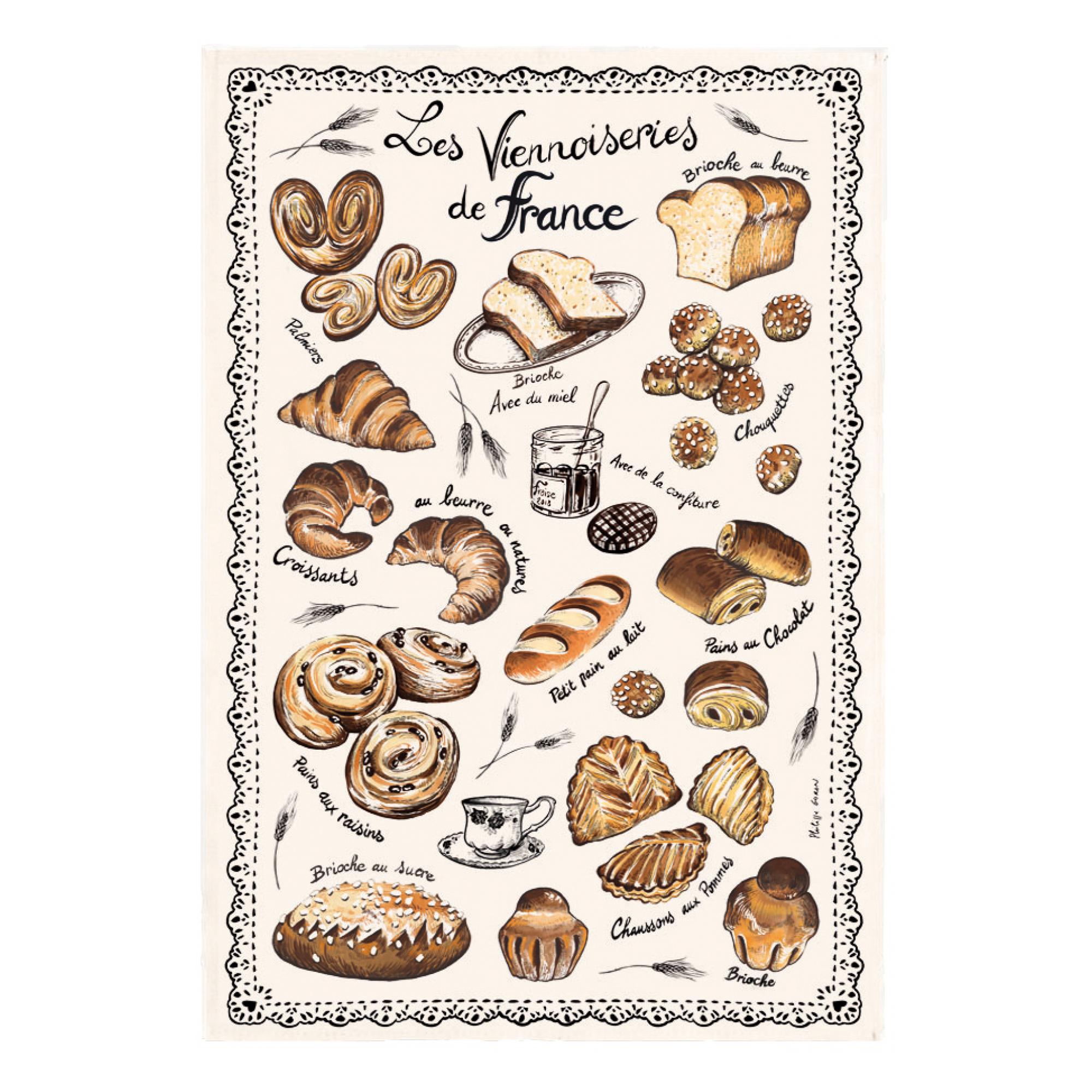 3210803802009 - Geschirrtuch - die französischen Viennoiseries Winkler 3210803802009 - Geschirrtuch - die französischen Viennoiseries Winkler