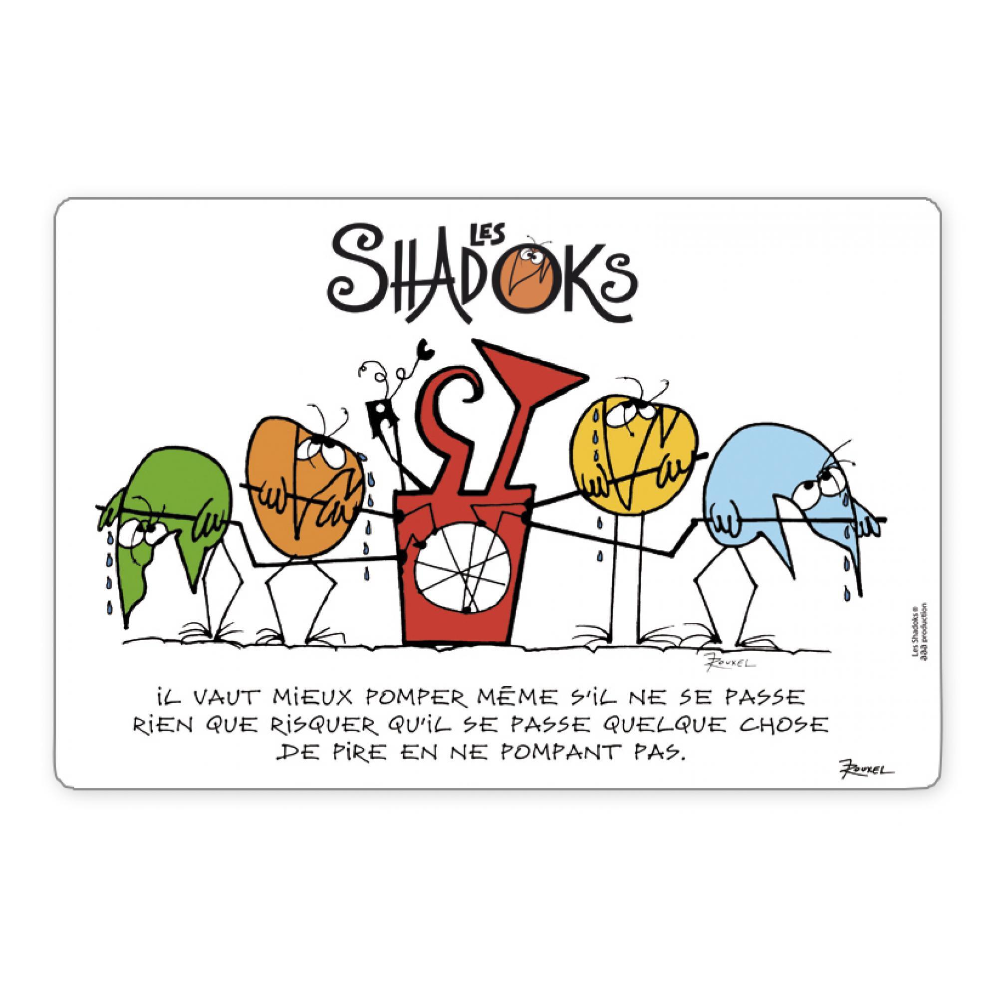 3210805183007 - Tischset es ist besser pumpen Shadoks