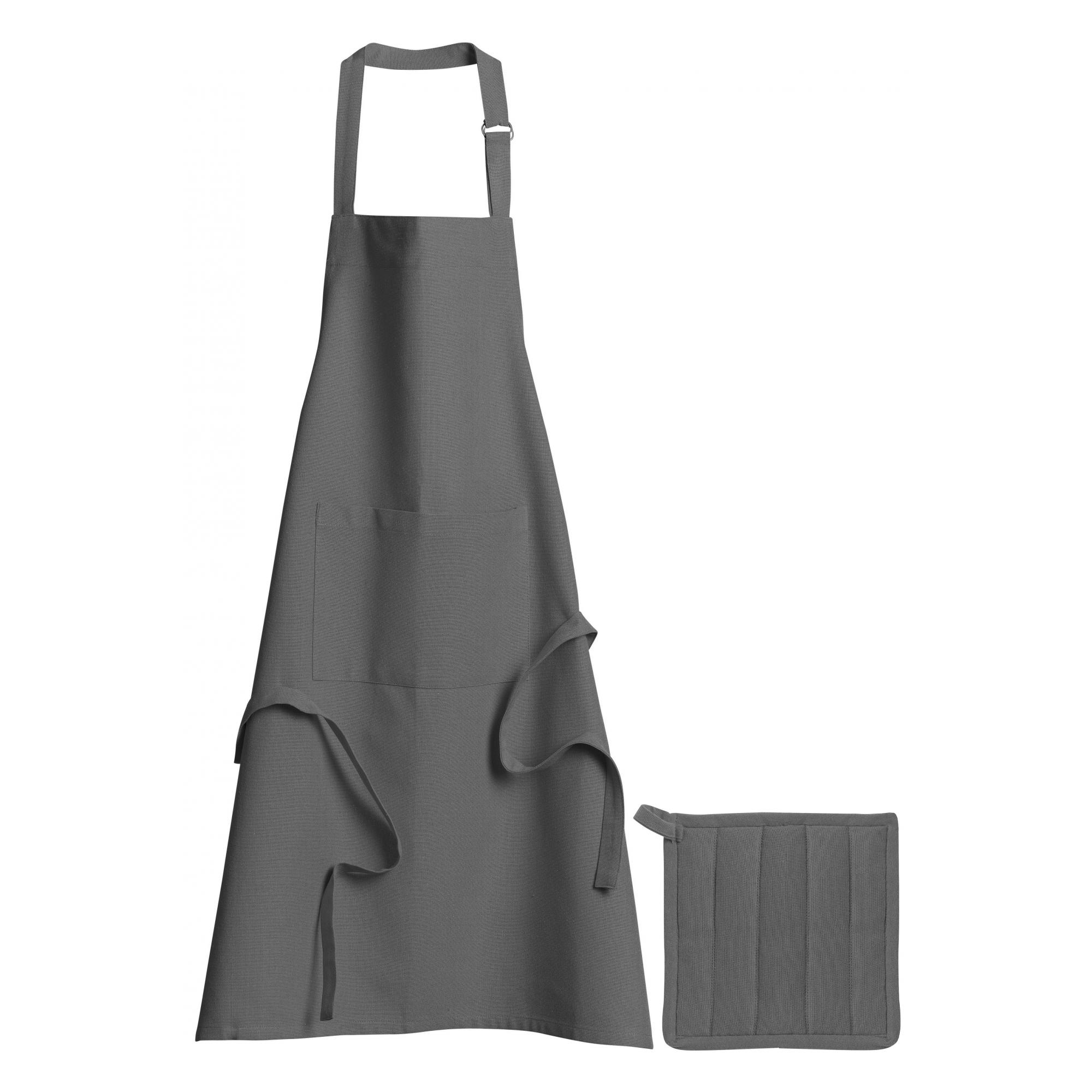 3210808913014 - Set aus recycelter Küchenschürze und Topflappen Dona 3210808913014 - Set aus recycelter Küchenschürze und Topflappen Dona