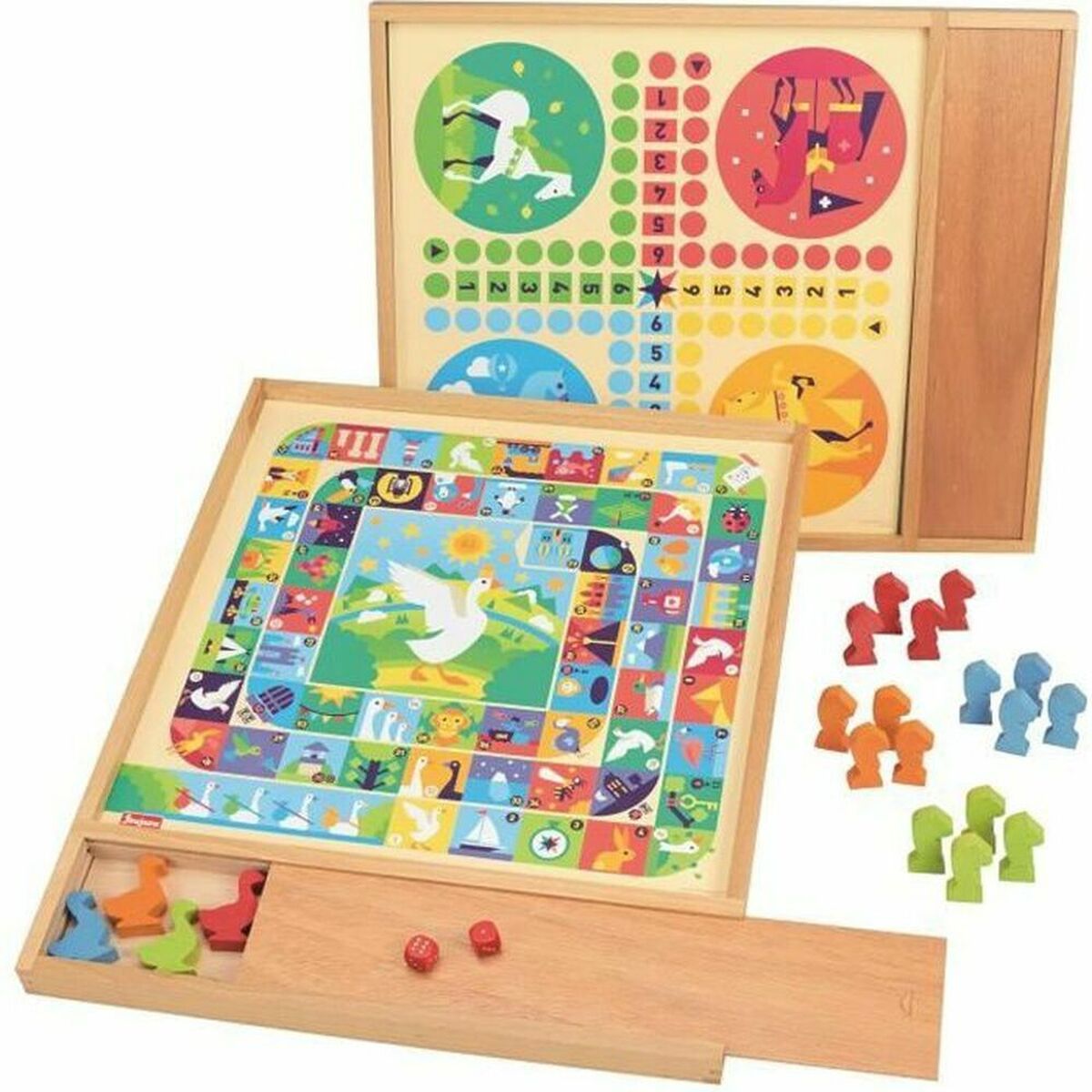 3225280811703 - Tischspiel Game of goose and small horses 3225280811703 - Tischspiel Game of goose and small horses