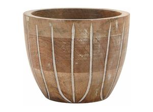 3238920802344 - Aubry Gaspard - Topf aus patiniertem Mangoholz 15 cm