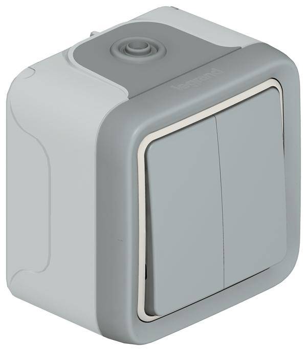 3245060697143 - Legrand 069714 Wippschalter Serie FR-Aufputz Plexo55 grau 3245060697143 - Legrand 069714 Wippschalter Serie FR-Aufputz Plexo55 grau