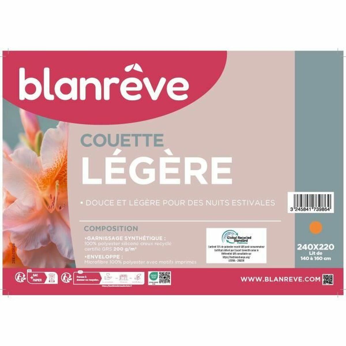 3245841739864 - Bettdecke Blanreve 3245841739864 - Bettdecke Blanreve