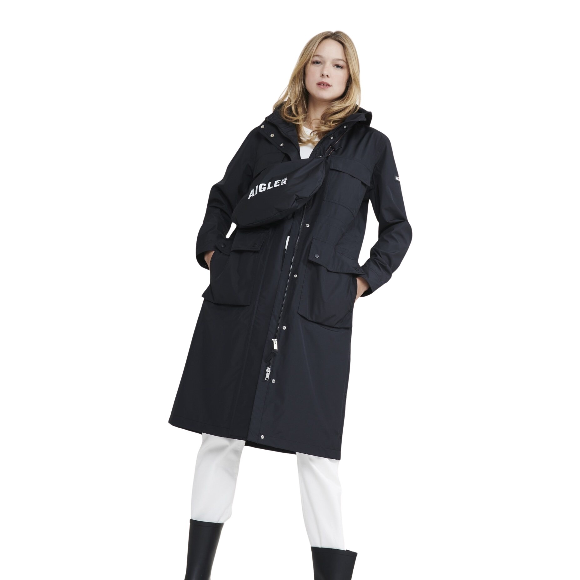 3246579363925 - Langer Parka mit 4 Taschen kompakt Damen MTD®