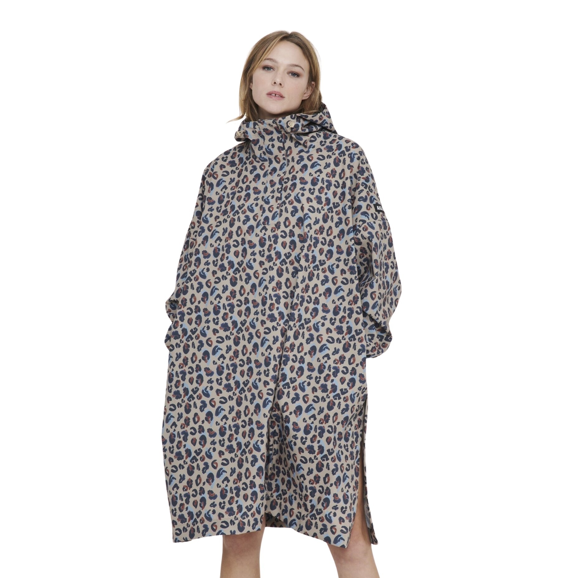 3246579365608 - Bedruckter komprimierbarer Poncho Damen Aigle