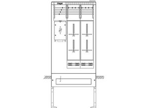 3250611071792 - ZAS207EF9 Zähleranschlusssäule Kunststoff 1 St