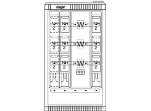 3250611071853 - ZAW100AW9 Wandler- und Messschrank Aufputz Inhalt 1 St