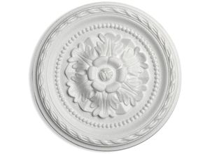 3250790102546 - Saarpor - Decosa Rosette Danielle weiß ø 30 cm - 1 Stück - white