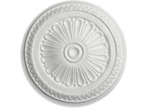 3250790102638 - Rosette Donatella weiß ø 32 cm - 1 Stück - white - Decosa