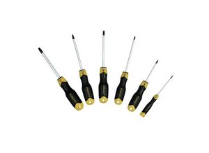 3253561741821 - STMT1-74182 TransModul Schraubendreher Cushiongrip Set Torx 6-teilig - Teil des Werkstattwagen System aus hochwertigem Chrom-Vanadium Stahl - Stanley