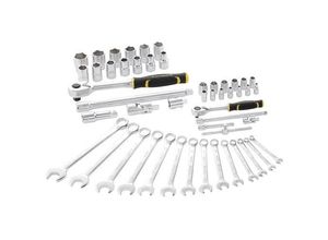 3253561828270 - Fatmax ½ + ¼ Kombinationsschlüssel-Set im Koffer 49-teilig - Stanley