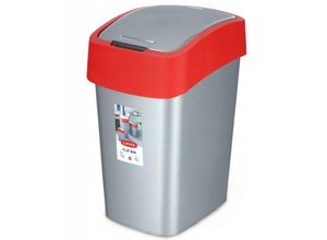 3253922170062 - Curver Flip Bin 10L Abfallbehälter rot