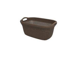 3253923677034 - Wäschekorb Knit 40 l Metallic-Braun Curver