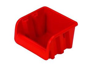 3253924951010 - Yato - Lagersichtboxen Rot Sichtlagerbox Lagerbox Stapelbox Sichtbox versch Größen +P-1 108x110x75mm