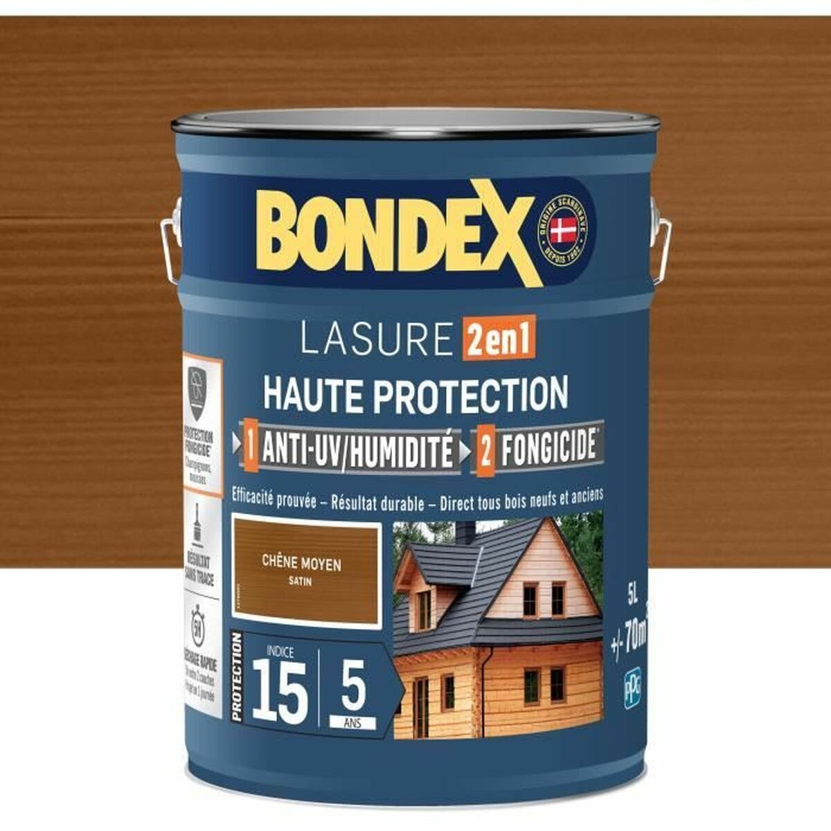 3261544391024 - Primer Paint Brown Satin finish 5 L