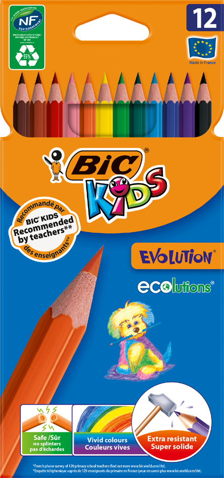 3270220060970 - BIC KIDS Buntstifte Evolution ecolutions 18er Kartonetui