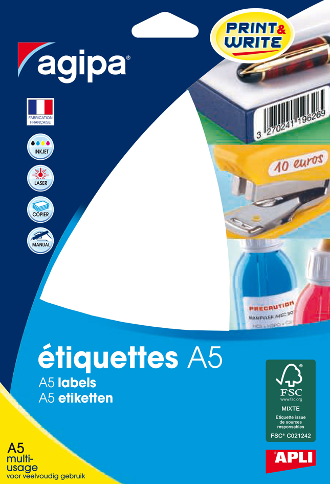 3270241140262 - Universal-Etiketten 32 x 70 mm weiß