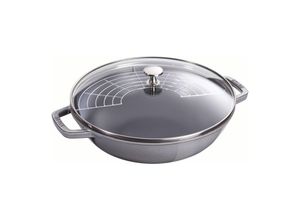 3272340018633 - Specialities Wok mit Glasdeckel 30 cm Gusseisen