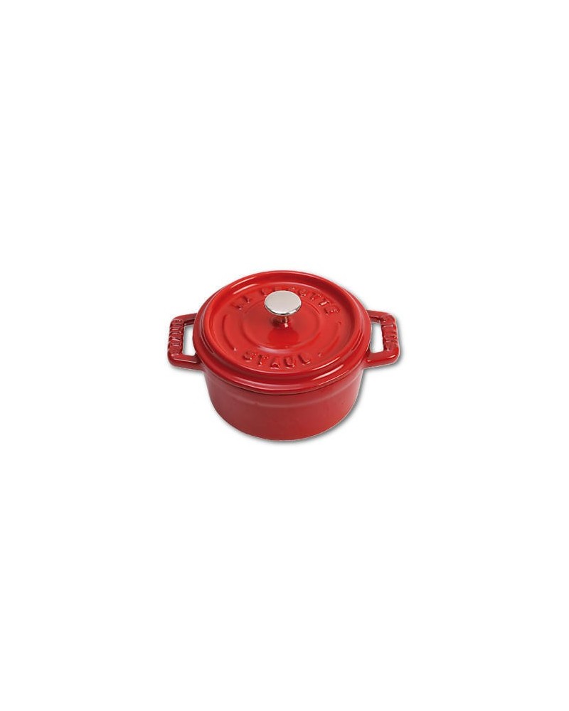 3272341010063 - Gusseisen Mini Cocotte 10cm rund Kirsche-rot Gusseisen 40509-799-0 3272341010063