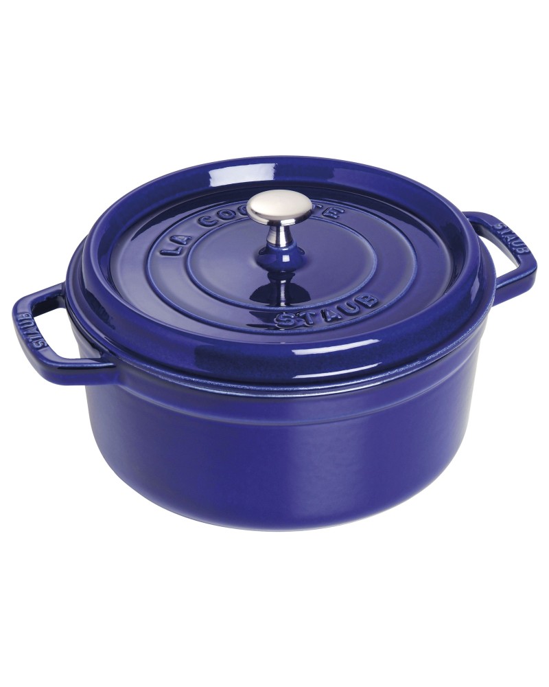 3272341024916 - Gusseisen La Cocotte 24cm rund dunkelblau Gusseisen 40510-283-0 3272341024916